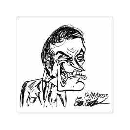 Carimbo Auto Entintado creepy villain cartoon