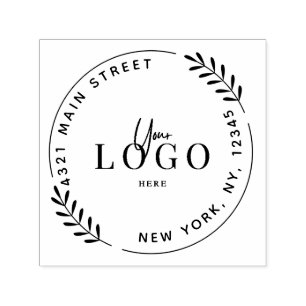 Carimbo Auto Entintado Crie a sua própria ronda moderna