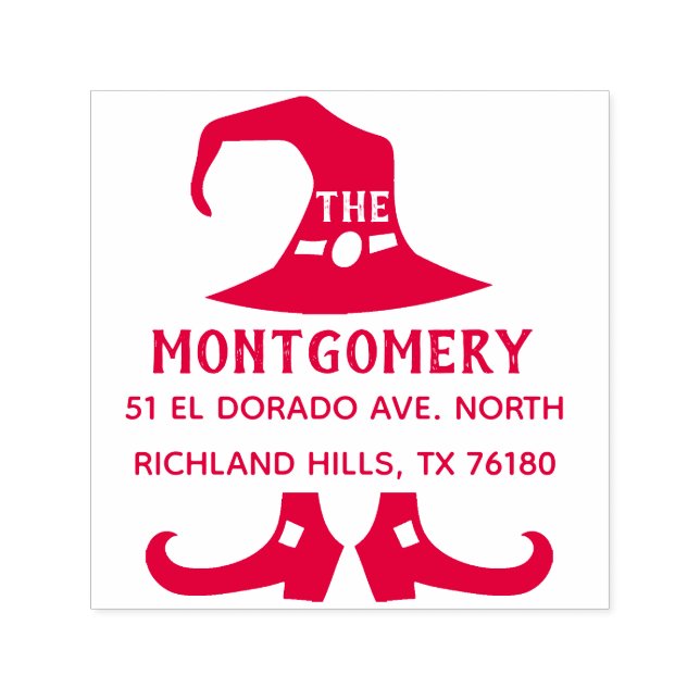 Carimbo Auto Entintado Crie seu próprio endereço de devolução de Hallowee (Design)