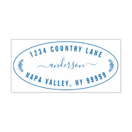 Carimbo Auto Entintado Crie seu próprio endereço de devolução moderno