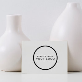 Carimbo Auto Entintado Crie seu próprio logotipo personalizado redondo