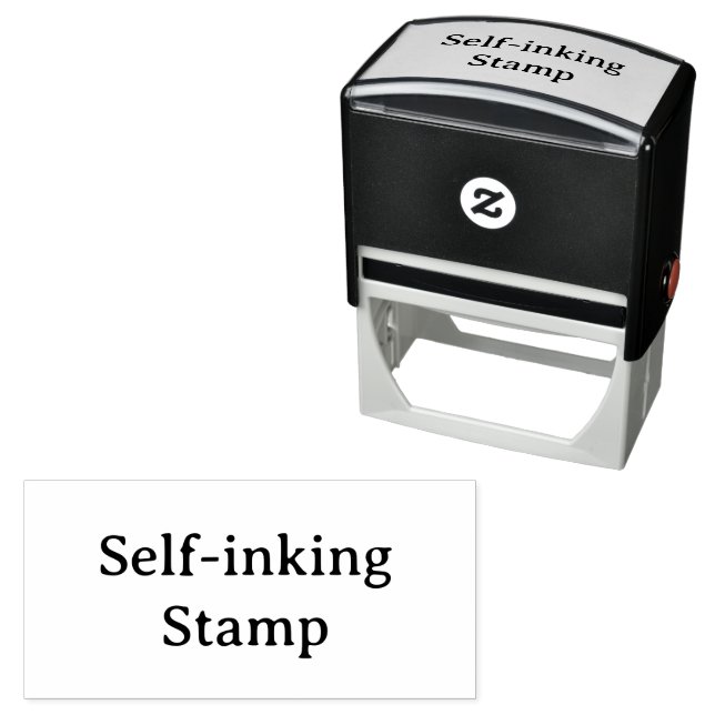 Carimbo Auto Entintado Crie seu próprio simples personalizado 2.9" x 1.4" (In Situ)