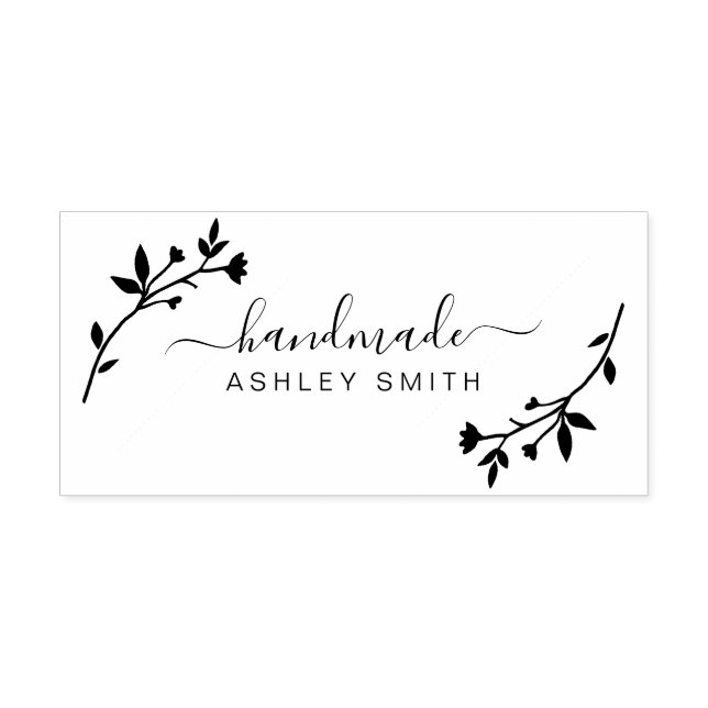 Carimbo Auto Entintado Crie sua própria empresa artesanal (Design)