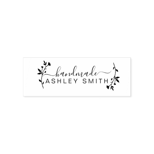 Carimbo Auto Entintado Crie sua própria empresa artesanal (Design)