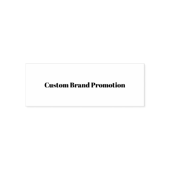 Carimbo Auto Entintado Crie Sua Própria Promoção de Marca Simples (Design)