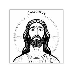 Carimbo Auto Entintado Cristo Jesus Thunder_Cove