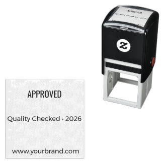 Carimbo Auto Entintado Custom Stamp Self Inking Approved Branding Tool