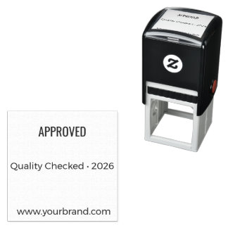 Carimbo Auto Entintado Custom Stamp Self Inking Approved Branding Tool