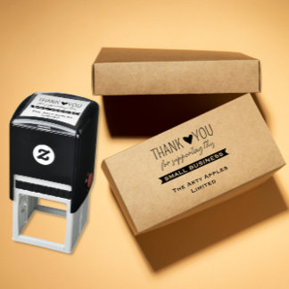 Carimbo Auto Entintado Custom Thank You Small Business shipping 