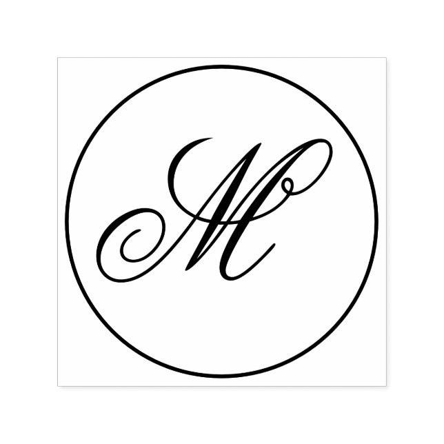 Carimbo Auto Entintado Customizable Personalized Monogram Stylish (Design)