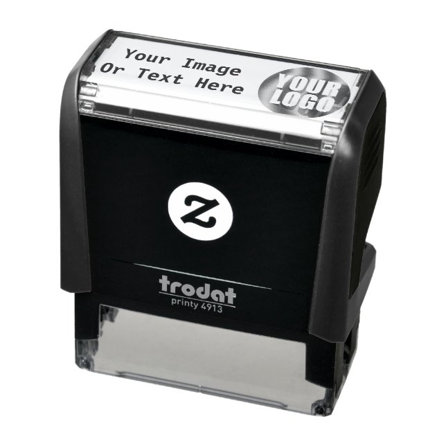 Carimbo Auto Entintado Customizable Rubber Stamp Business Logo (Produto)