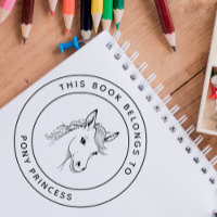 Cute Pony Princess Este Livro Pertence Ao Nome Da 