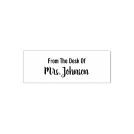 Carimbo Auto Entintado Da Mesa do com o Modelo do nome do professor