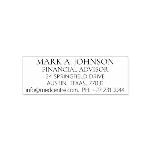 CARIMBO AUTO ENTINTADO DADOS GERAIS PROFISSIONAIS