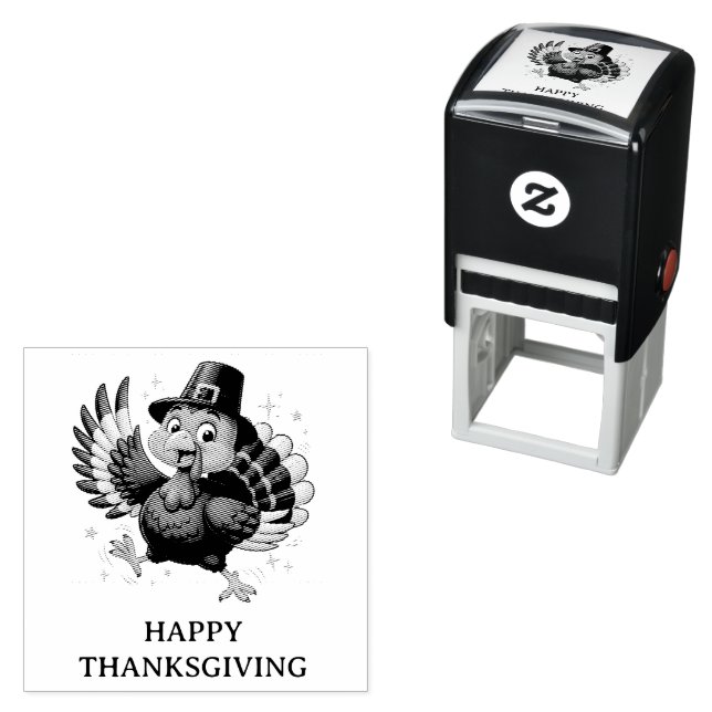 Carimbo Auto Entintado Dancing Turkey (In Situ)