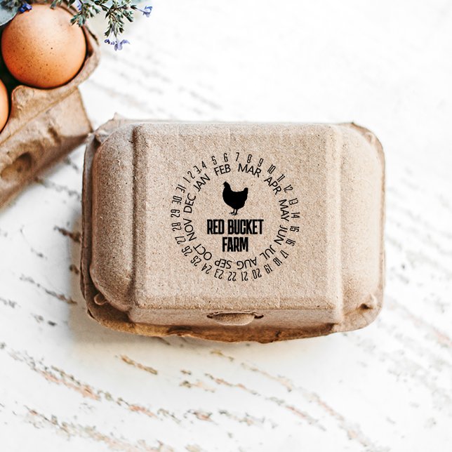 Carimbo Auto Entintado Data do ovo (Criador carregado)