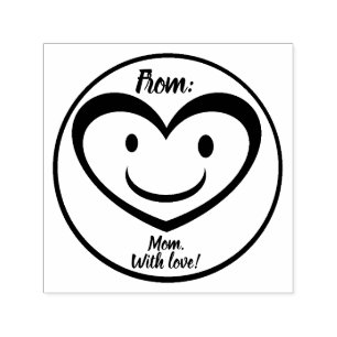 Carimbo Auto Entintado De...Com amor