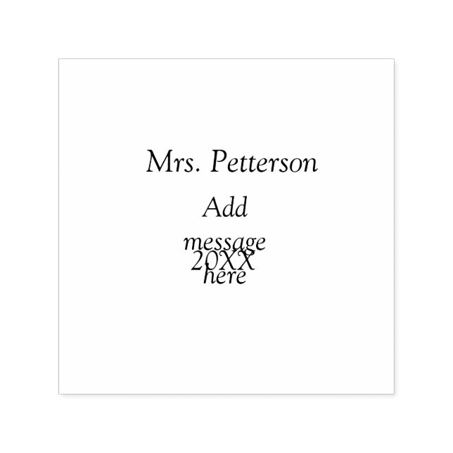 Carimbo Auto Entintado De volta à apreciação dos professores da escola, a (Design)