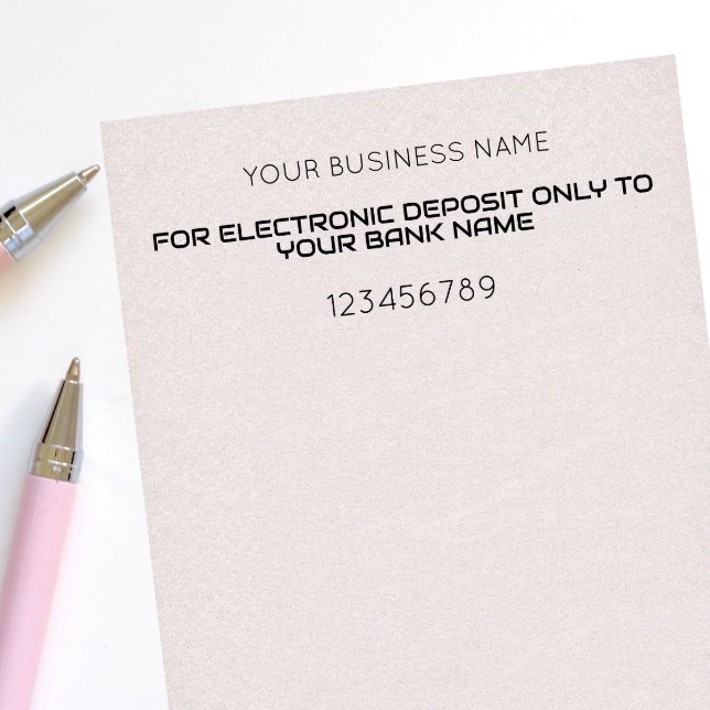 CARIMBO AUTO ENTINTADO DEPÓSITO MÓVEL APENAS EMPRESARIAL (Criador carregado)