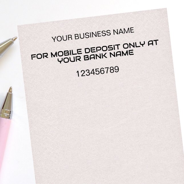 CARIMBO AUTO ENTINTADO DEPÓSITO MÓVEL APENAS EMPRESARIAL BANCO QUE APOIA  (Criador carregado)