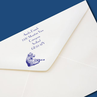 Carimbo Auto Entintado Descartar Endereço Doméstico Personalizado Jaguar