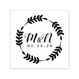 Carimbo Auto Entintado Desenho da Mão Circular do Ornamento do Logotipo d