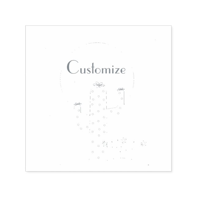 Carimbo Auto Entintado Desert Cactus Sun Thunder_Cove (Design)