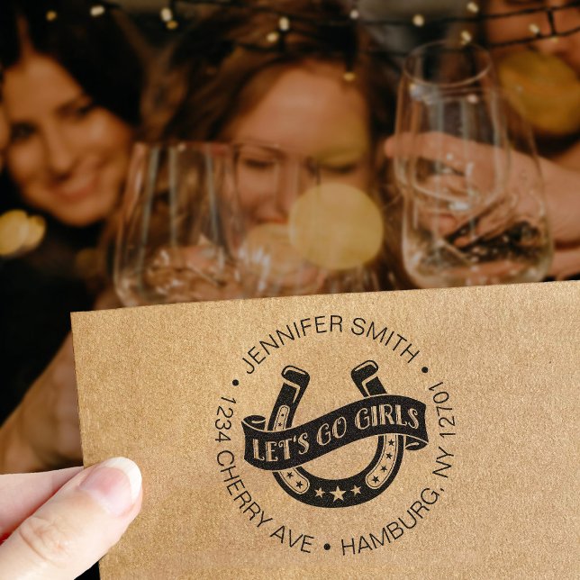 Carimbo Auto Entintado Desert Cowgirl Última Festa de solteira Rodeo (Criador carregado)