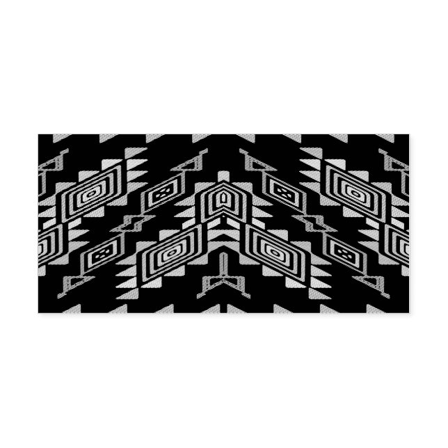 Carimbo Auto Entintado Design abstrato de formas distorcidas (Design)