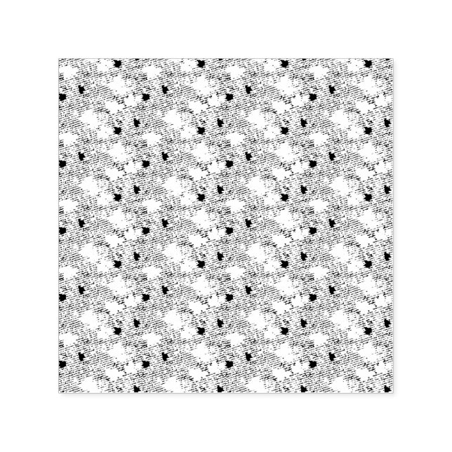 Carimbo Auto Entintado design de ponto quatro (Design)