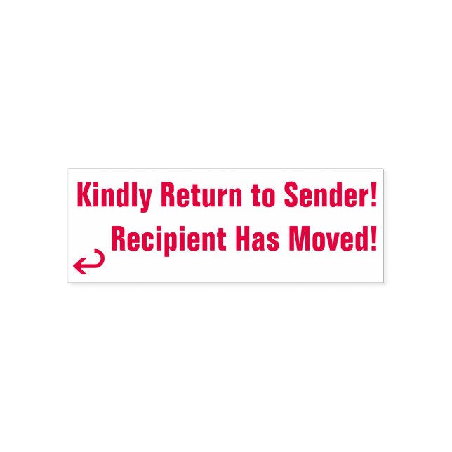 Carimbo Auto Entintado "Devolva-se gentilmente ao Remetente", "O Destinat (Design)