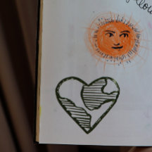 Dia da Terra Coração Amor Terroso                 