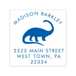 Carimbo Auto Entintado Dinossauro Gato