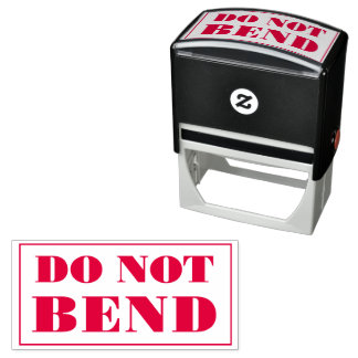 Carimbo Auto Entintado Do Not Bend Artwork Paper Envelope Message