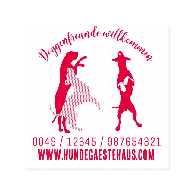 Carimbo Auto Entintado Doggen Haus Stempel (Design)