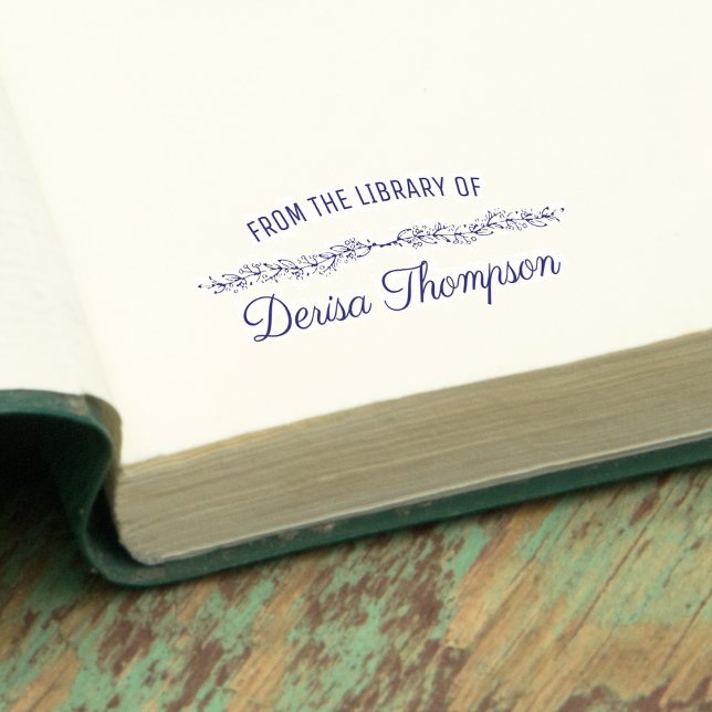 Carimbo Auto Entintado Dos Bibliotecários de Personalizado (From the Librarians of Personalized Self-inking Stamp)