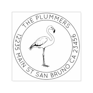 Carimbo Auto Entintado Elegância Simples - Endereço de devolução da famíl