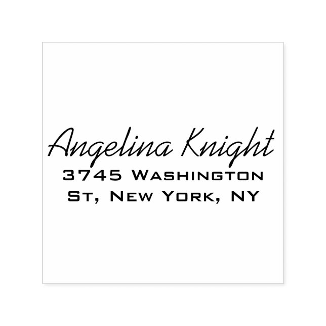 Carimbo Auto Entintado Elegante Estilo Tendência Grafia Única (Design)