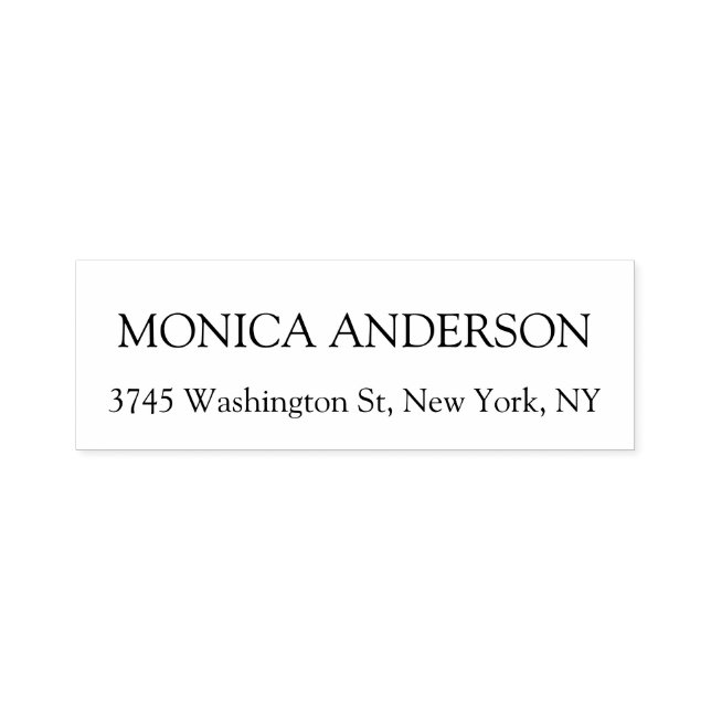 Carimbo Auto Entintado Elegante Minimalista Moderna Branca (Design)