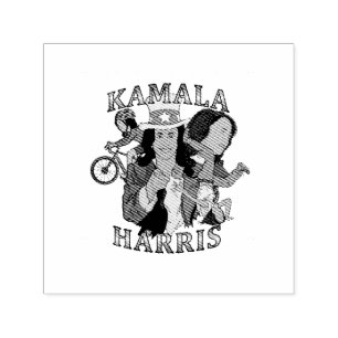 Carimbo Auto Entintado Eleição de Estilo de Rap Bootleg Kamala Harris