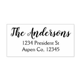 Carimbo Auto Entintado Endereço de devolução