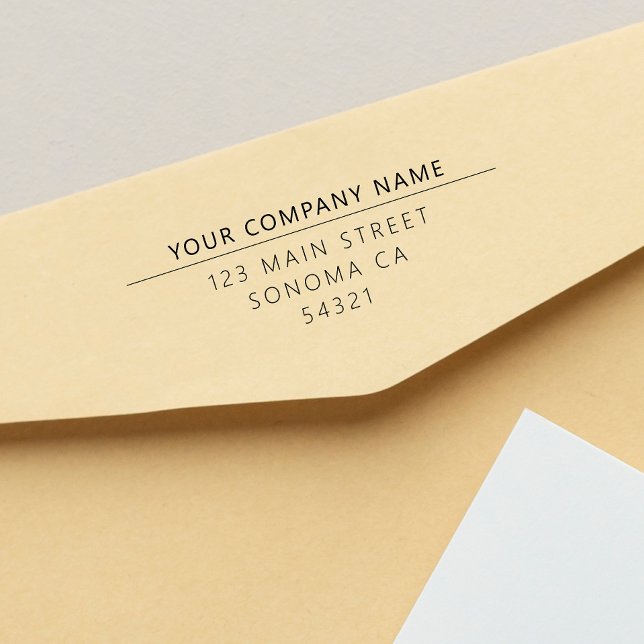 Carimbo Auto Entintado Endereço de Devolução Comercial Personalizada Mode (Criador carregado)