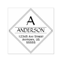 Endereço de devolução da caligrafia em forma de di