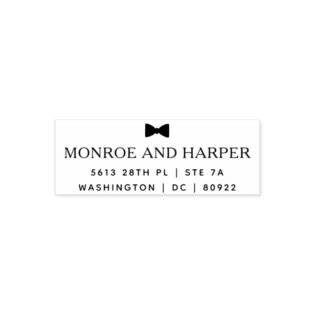 Carimbo Auto Entintado Endereço de Devolução de Arco Clássico (Design)