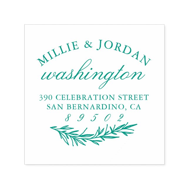 Carimbo Auto Entintado Endereço de Devolução de Branch de Branch Reproduz (Design)