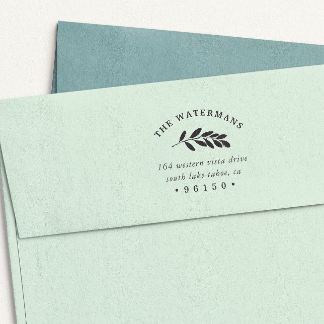 Carimbo Auto Entintado Endereço de devolução de campo selvagem (Criador carregado)