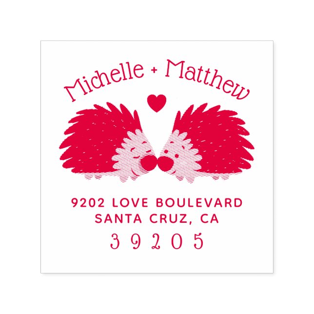 Carimbo Auto Entintado Endereço de devolução de chapéu e casamentos cardí (Design)