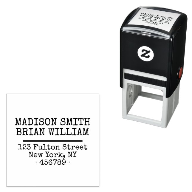 Carimbo Auto Entintado Endereço de Devolução de Dois Sobrenomes Personali (In Situ)