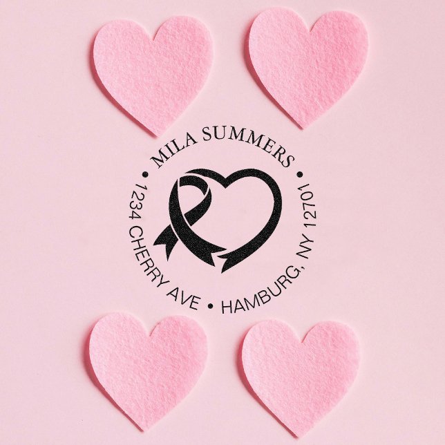 Carimbo Auto Entintado Endereço de Devolução de Friso de Consciência do C (Criador carregado)