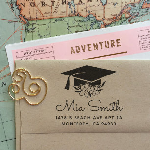 Carimbo Auto Entintado Endereço de devolução de gradação personalizada